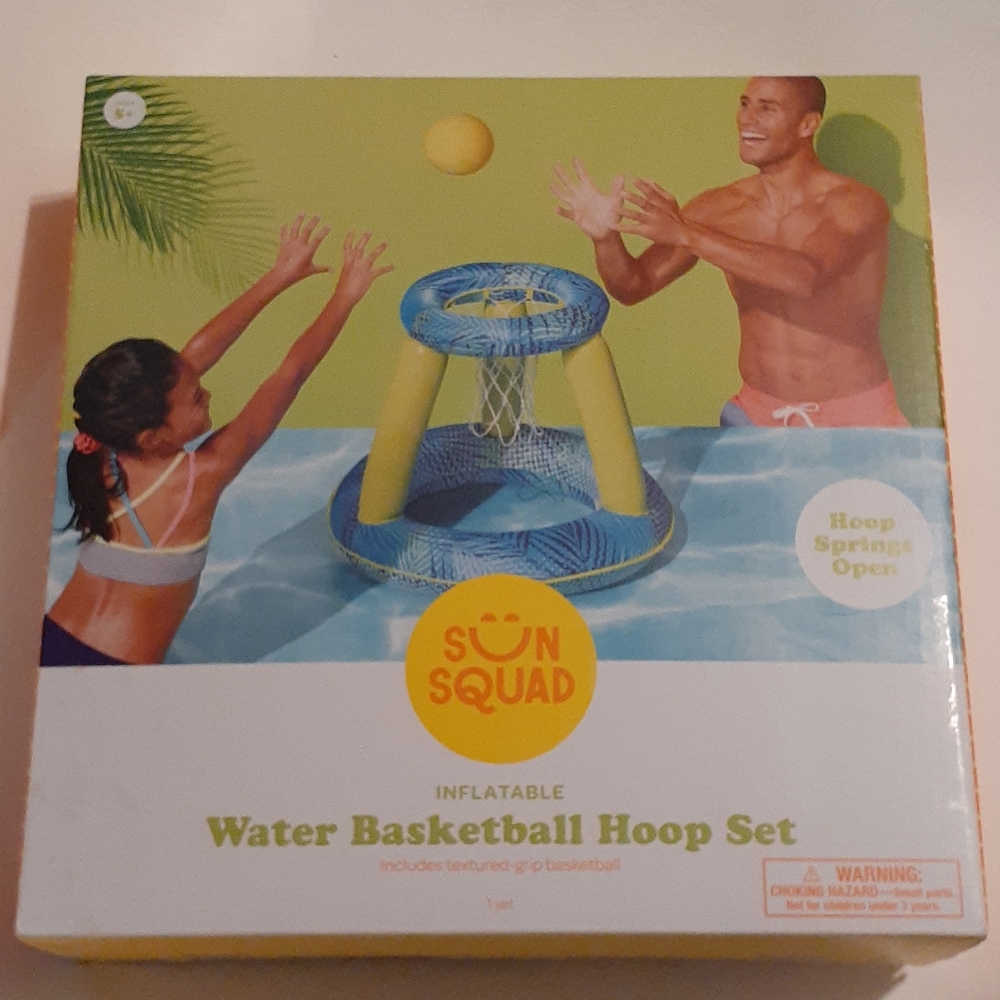 Water Basketball Hoop Set/Inflatable NWT